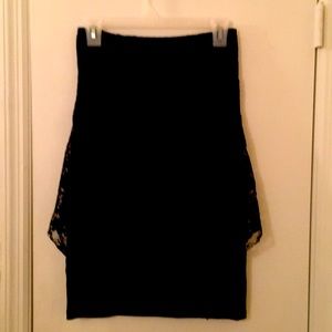 Silk and lace party dresses with silk belts